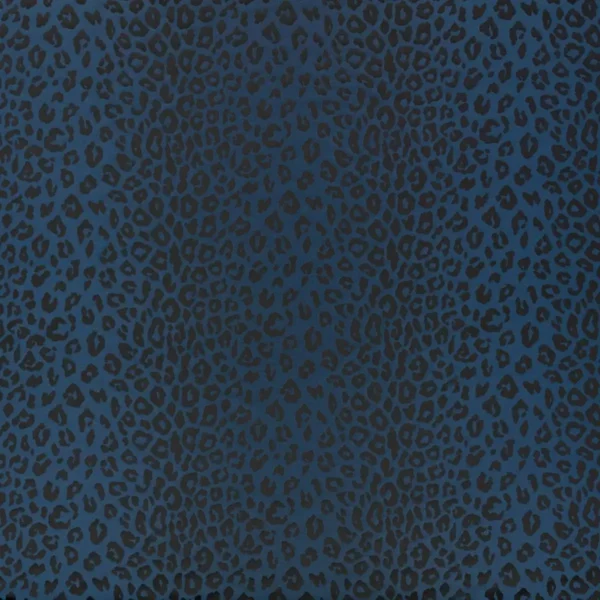 Saskia Fabric - Twilight by blue animal jacquard fabric from Romo