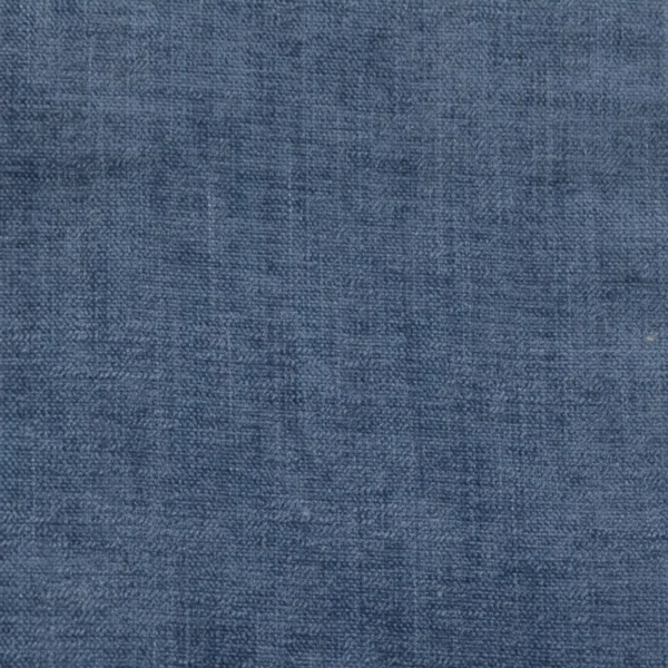 blue plain velvet-chenille fabric from Designers Guild