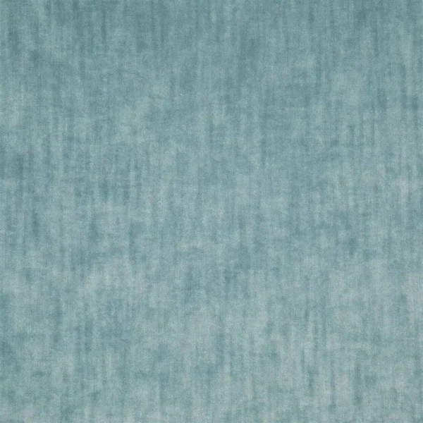 Opera Fabric - Aqua by blue plain velvet-chenille fabric from Designers Guild