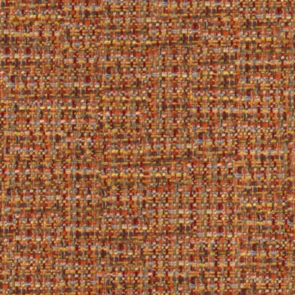 Oakworth Fabric - Terracotta by orange plain woven fabric from Designers Guild