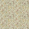 green botanical cotton fabric from William Morris & Co