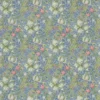 blue botanical woven fabric from William Morris & Co