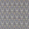 blue traditional linen fabric from William Morris & Co