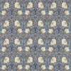 blue botanical linen fabric from William Morris & Co