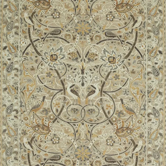 Bullerswood Fabric - Stone / Mustard swatch