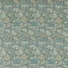 blue botanical linen fabric from William Morris & Co