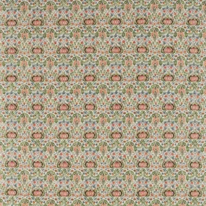 green botanical linen fabric from William Morris & Co