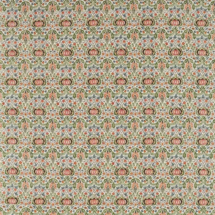 Little Chintz Fabric - Olive / Ochre swatch