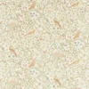 green botanical cotton fabric from William Morris & Co