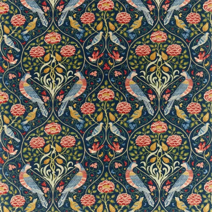 Seasons By May Fabric - Indigo swatch