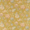 brown botanical linen fabric from William Morris & Co