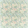 blue botanical linen fabric from William Morris & Co