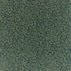 green botanical cotton fabric from William Morris & Co