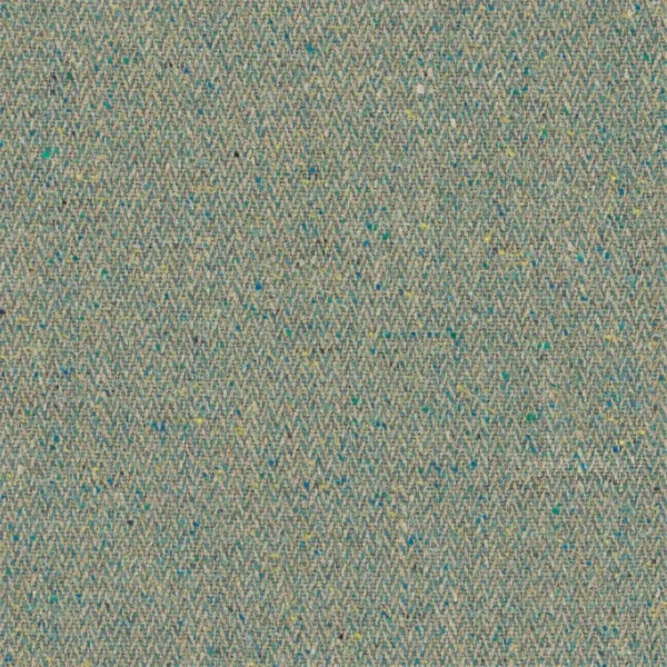 Brunswick Fabric - Teal by blue plain linen fabric from William Morris & Co