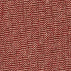 red plain linen fabric from William Morris & Co