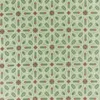 green botanical embroideried fabric from William Morris & Co
