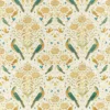 multicolour animal embroideried fabric from William Morris & Co