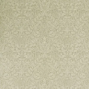 green botanical woven fabric from William Morris & Co