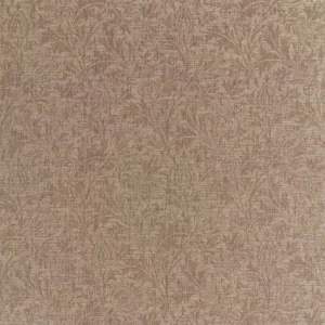 brown botanical woven fabric from William Morris & Co