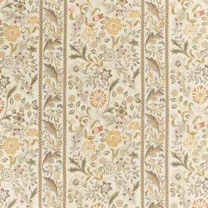 brown botanical woven fabric from William Morris & Co