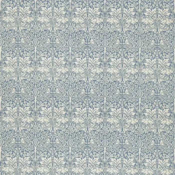 Brer Rabbit Fabric - Slate / Vellum swatch