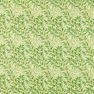 green botanical printed fabric from William Morris & Co