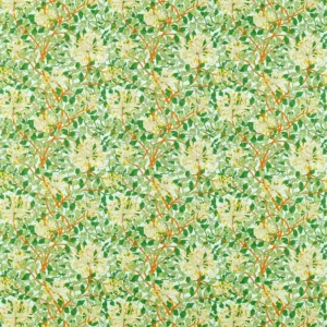 green botanical printed fabric from William Morris & Co