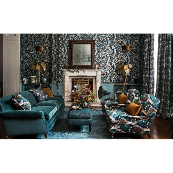 Dita Fabric - Midnight by Dita Fabric - Midnight from