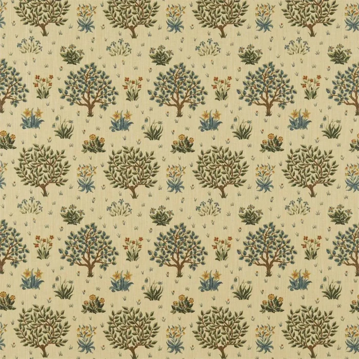 Orchard Fabric - Olive / Gold swatch