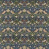 blue animal cotton fabric from William Morris & Co