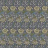 blue botanical linen fabric from William Morris & Co