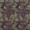 purple botanical cotton fabric from William Morris & Co