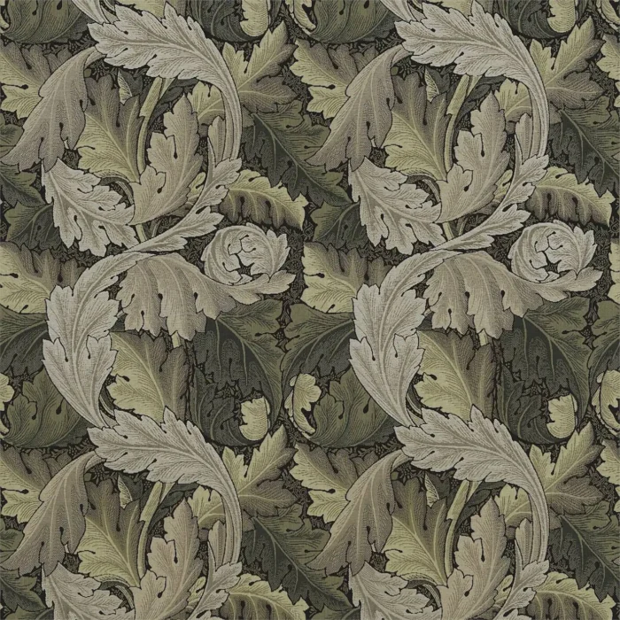 Acanthus Tapestry Fabric - Forest / Hemp swatch