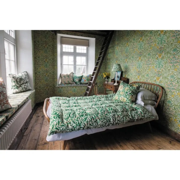 Willow Bough Fabric - Leaf Green by Willow Bough Fabric - Leaf Green from