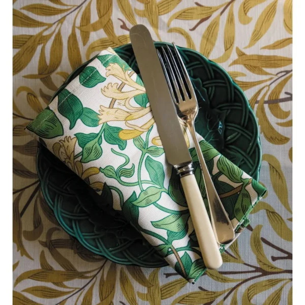 Willow Bough Fabric - Leaf Green by Willow Bough Fabric - Leaf Green from