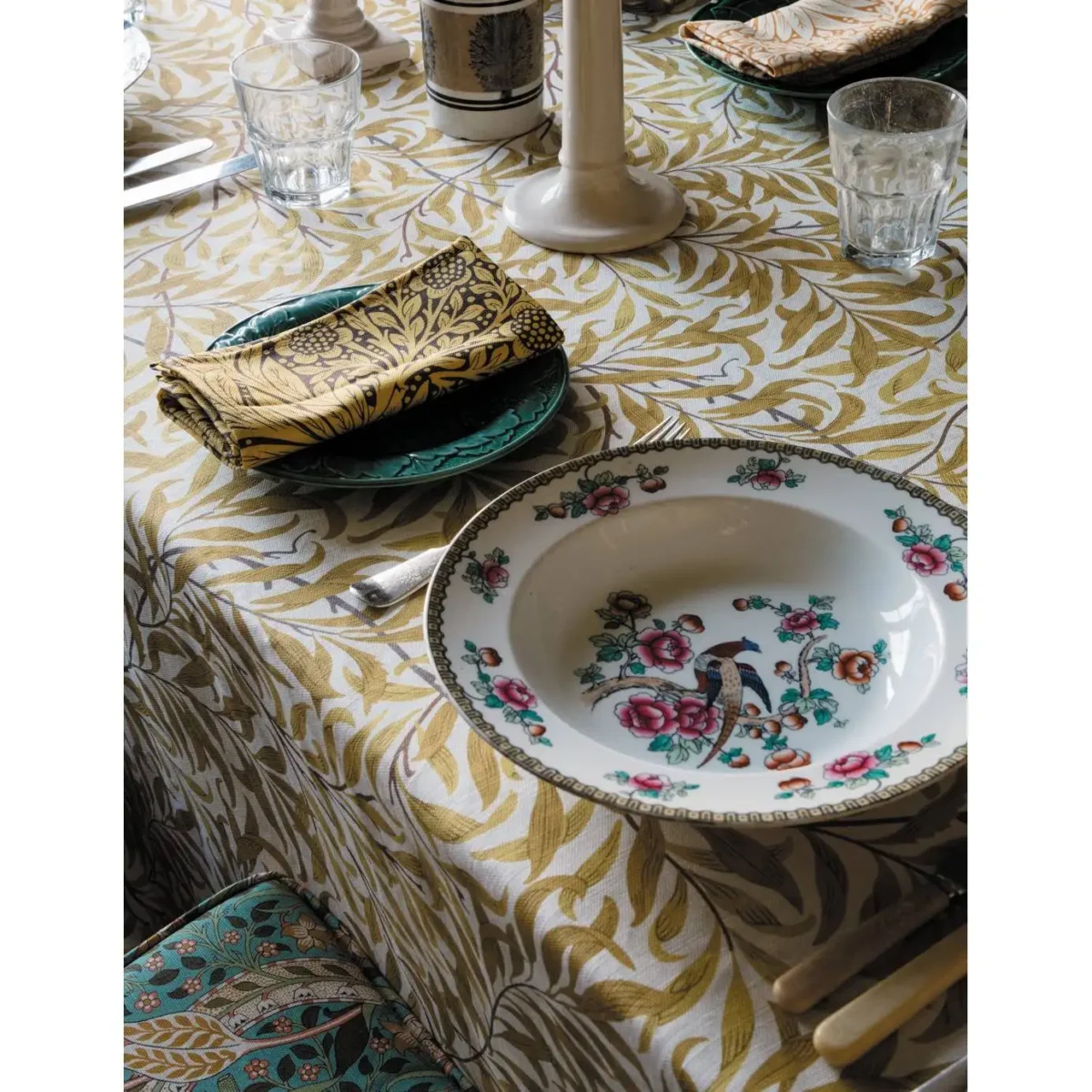 Willow Bough Fabric - Summer Yellow by Willow Bough Fabric - Summer Yellow from
