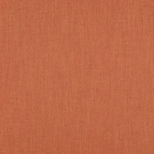 orange plain woven fabric from Romo