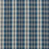 blue checked linen fabric from Designers Guild