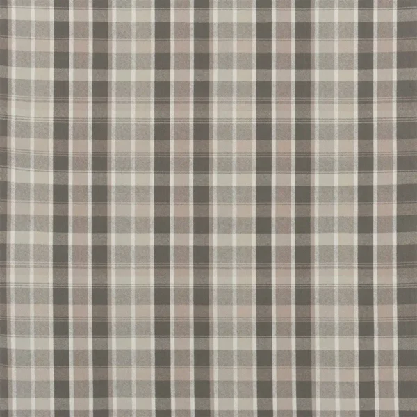 black-grey checked cotton fabric from Designers Guild