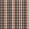 brown checked linen fabric from Designers Guild
