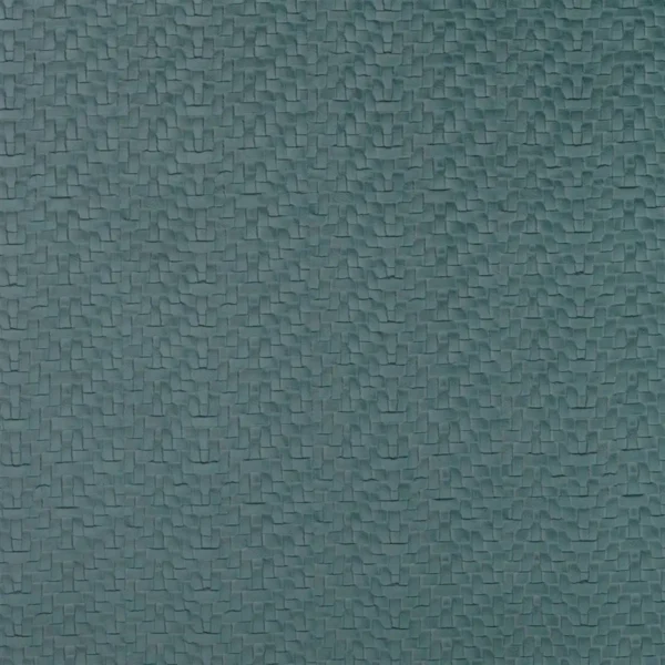 Matara Tessere Fabric - Azure by blue geometric woven fabric from Designers Guild