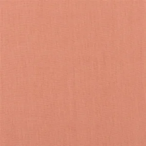 orange plain linen fabric from Designers Guild