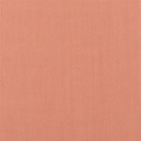 orange plain linen fabric from Designers Guild