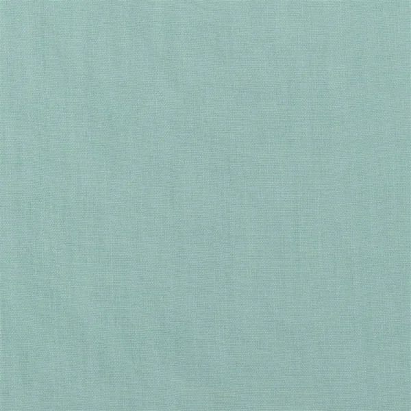 Brera Lino Fabric - Eau de Nil by blue plain linen fabric from Designers Guild