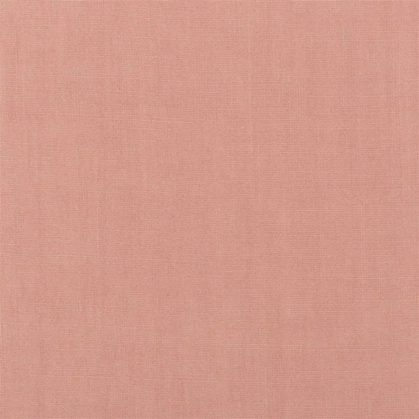 Brera Lino Fabric - Peach by pink plain linen fabric from Designers Guild