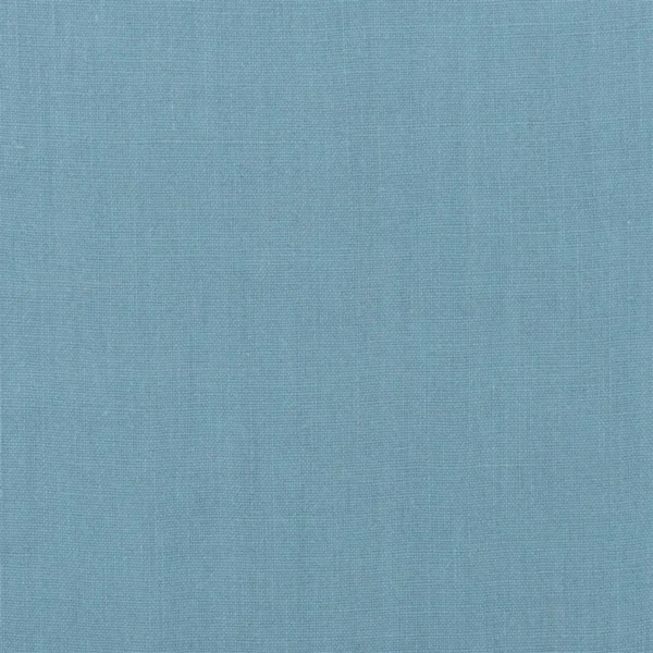 Brera Lino Fabric - Swedish Blue by blue plain linen fabric from Designers Guild
