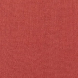 red plain linen fabric from Designers Guild
