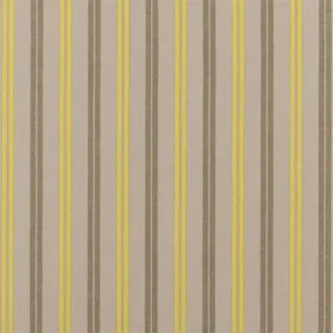 yellow striped linen fabric from Designers Guild