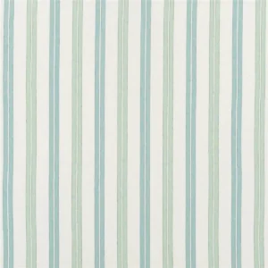 blue striped linen fabric from Designers Guild
