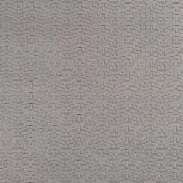Matara Tessere Fabric - Ivory by white geometric woven fabric from Designers Guild